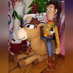 Toy Story Lot Woody Bullseye The Horse Galloping Sounds